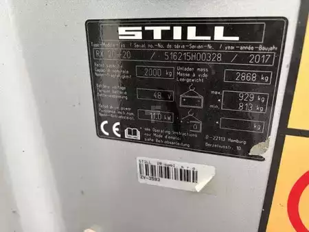 Elektromos 4 kerekű 2017  Still RX20-20 (8)