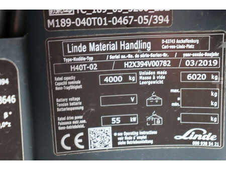 Treibgasstapler 2019  Linde H40T-02 (19)