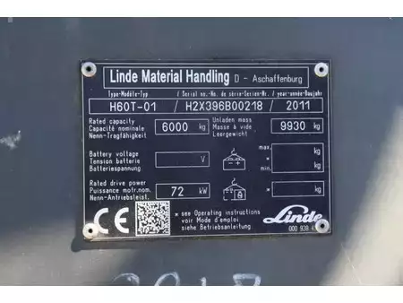 Carretilla elevadora GLP 2011  Linde H60T-01 (21)