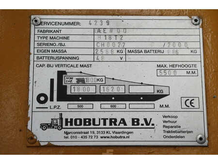 Eléctrica de 4 ruedas 2000  Daewoo B18T2 (21)