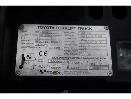 Carrelli elevatori diesel 2020  Toyota 02-8FDF30 (31)