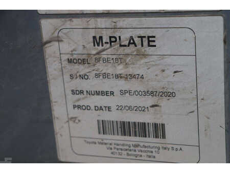 Elektromos 4 kerekű 2021  Toyota 8FBE18T (33)