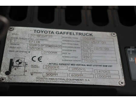 Carrelli elevatori diesel 2012  Toyota 52-8FDJF35 (27)