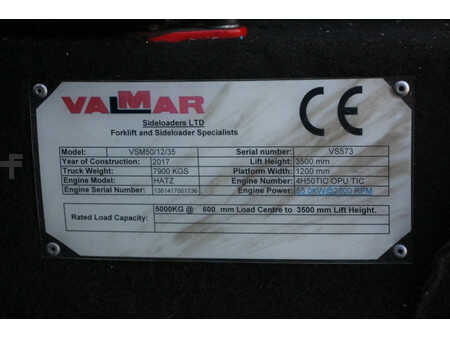 Carrelli elevatori laterali 2017  Valmar VSM50/12/35 (23)