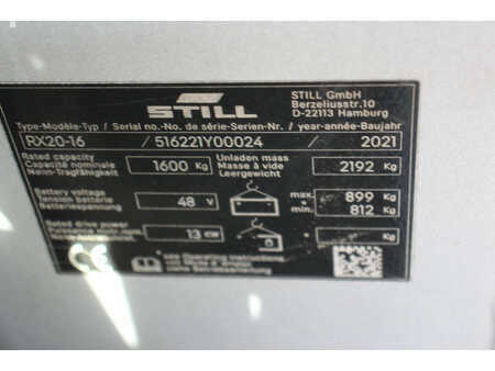 Carrelli elettrici 4 ruote 2021  Still RX20-16 (13)
