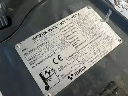 El truck - 4 hjulet 2015  Toyota 8FBET15 (12)