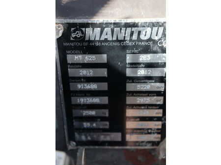 Sollevatori telescopici rigidi 2012  Manitou MT 625 (22)
