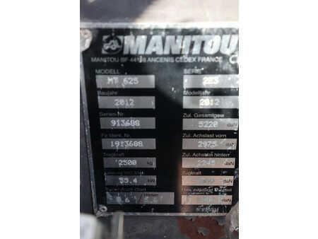 Sollevatori telescopici rigidi 2012  Manitou MT 625 (23)