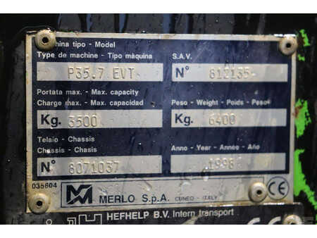 Telescopic forklift rigid 1998  Merlo P35.7 EVT (19)