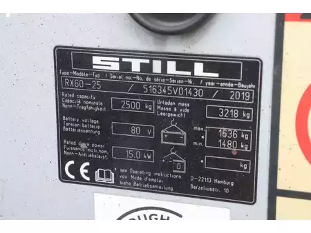 Carrelli elettrici 4 ruote 2019  Still RX60-25 (13)