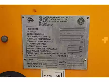 Telescopic forklift rigid - JCB 531-70 (17)