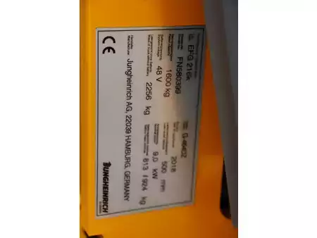 Elektryczne 4-kołowe 2018  Jungheinrich EFG 216k (33)
