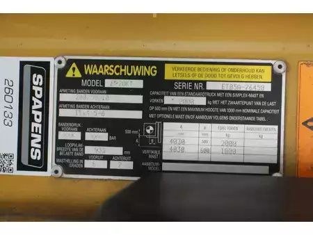 Elektro čtyřkolový VZV 2005  CAT Lift Trucks EP20KT (24)