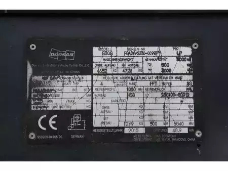 Treibgasstapler 2015  Doosan G30G (32)