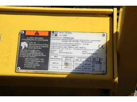 Elektro čtyřkolový VZV 2002  Hyster E5.50XL (26)