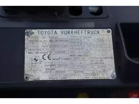 Nestekaasutrukki 2007  Toyota 42-7FGF25 (27)
