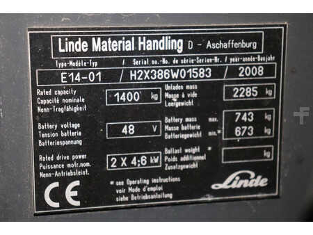 Eléctrica de 4 ruedas 2008  Linde E14-01 (11)
