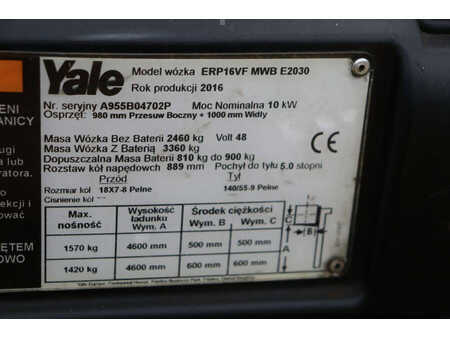 El Truck - 4-hjul 2016  Yale ERP16VF (26)