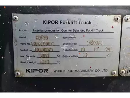 Carretilla elevadora diésel 2021  KIPOR KDF30 (32)