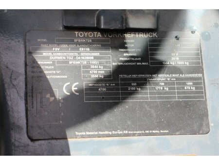 Elektro čtyřkolový VZV 2016  Toyota 8FBMKT25 (34)