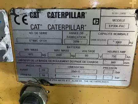 Carrelli elettrici 4 ruote 2009  CAT Lift Trucks EP30K-PAC (9)