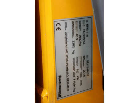 Elektromos 4 kerekű 2016  Jungheinrich EFG 216 (17)