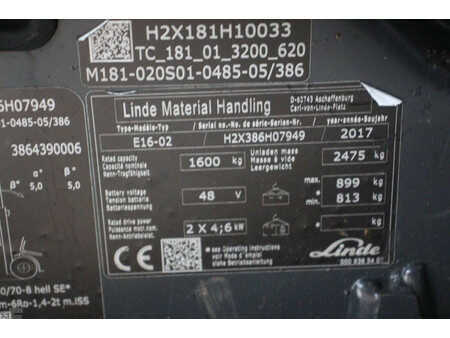 Eléctrica de 4 ruedas 2017  Linde E16-02 (18)