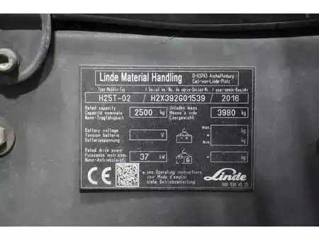 Gas gaffeltruck 2016  Linde H25T-02 (17)