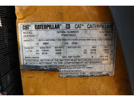 Elektromos 4 kerekű - CAT Lift Trucks 2EP500 (36)