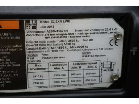 Carrelli elettrici 4 ruote 2015  Hyster E3.2XN (31)