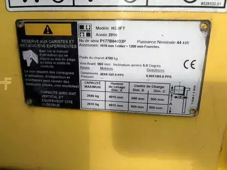 Gas truck 2016  Hyster H3.0FT (13)