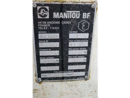 Terénní vysokozdvižný vozík 1990  Manitou M430CP (30)