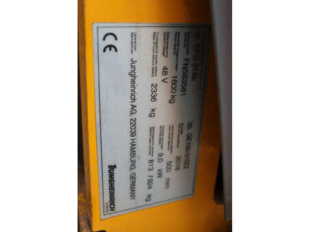 Electric - 4 wheels 2018  Jungheinrich EFG 216k (20)