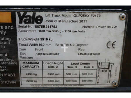 Carrelli elevatori GPL 2011  Yale GLP25VX F2170 (22)