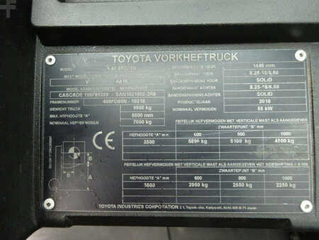 Carretilla elevadora diésel 2016  Toyota 40-8FD70N (6)