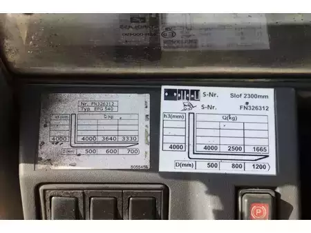 Carrelli elettrici 4 ruote 2005  Jungheinrich EFG 540 (35)