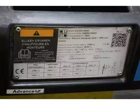 El truck - 4 hjulet 2020  Hyster E2.5XN (19)