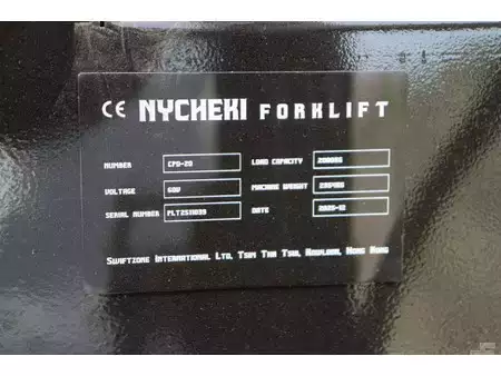 Elektrisk- 4 hjul 2025  Nycheki CPD-20 (29)