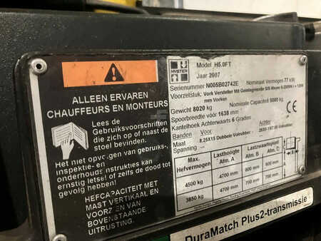 Gas gaffeltruck 2007  Hyster H5.0FT (12)