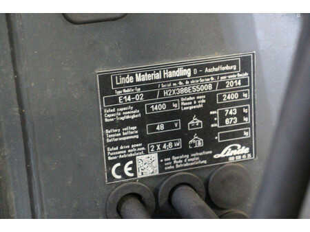 Electric - 4 wheels 2014  Linde E14-02 EVO (25)