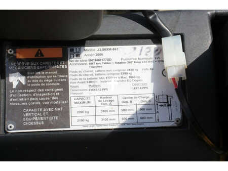 Eléctrico - 4 rodas 2006  Hyster J3.00XM-861 (24)