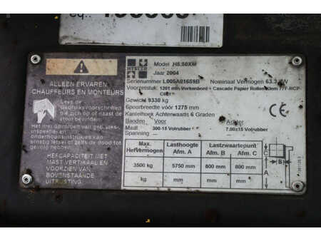 LPG VZV 2004  Hyster Hyster H5.50XM (26)