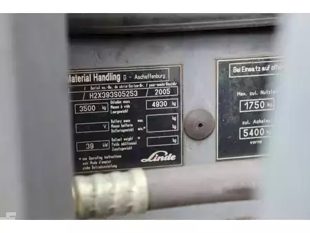 LPG VZV 2005  Linde H35T (15)