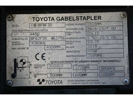 Treibgasstapler 2018  Toyota 02-8FGF30 (23)