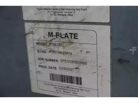 Eléctrica de 4 ruedas 2021  Toyota 8FBE18T (36)