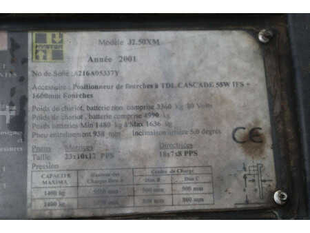 Carrelli elettrici 4 ruote 2001  Hyster J2.50XM (27)