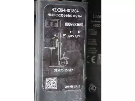 Carretilla elevadora diésel 2017  Linde H50D-02 (25)