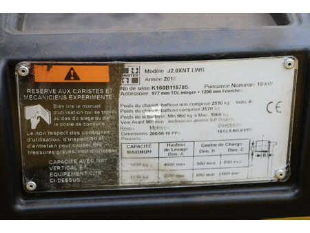 Carrelli elettrici 4 ruote 2018  Hyster J2.0XNT LWB (22)