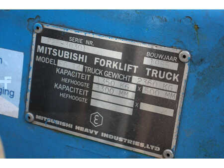 Empilhador a gás 1985  Mitsubishi FG 14 (13)