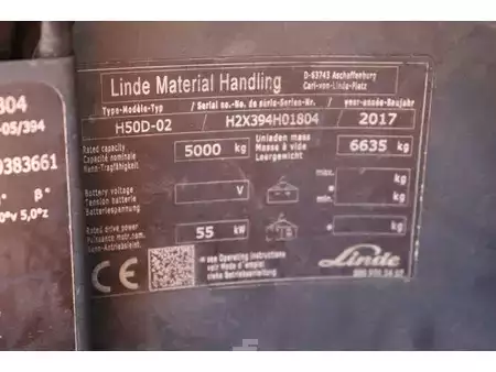 Dízel targoncák 2017  Linde H50D-02 (24)